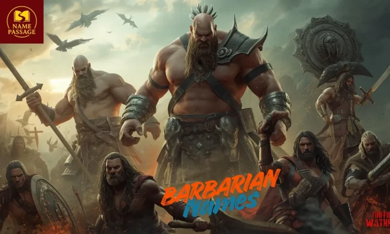 Barbarian Names