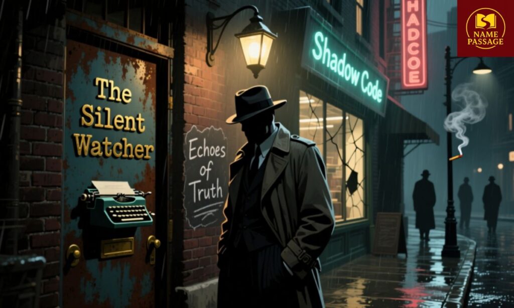 Best Name Ideas for Detective