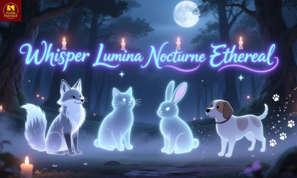 Ghost Names for Pets