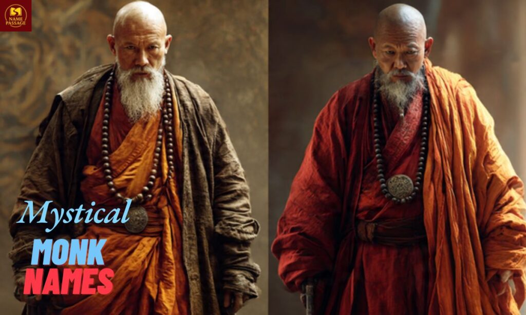 Trendy Names Ideas for Monk