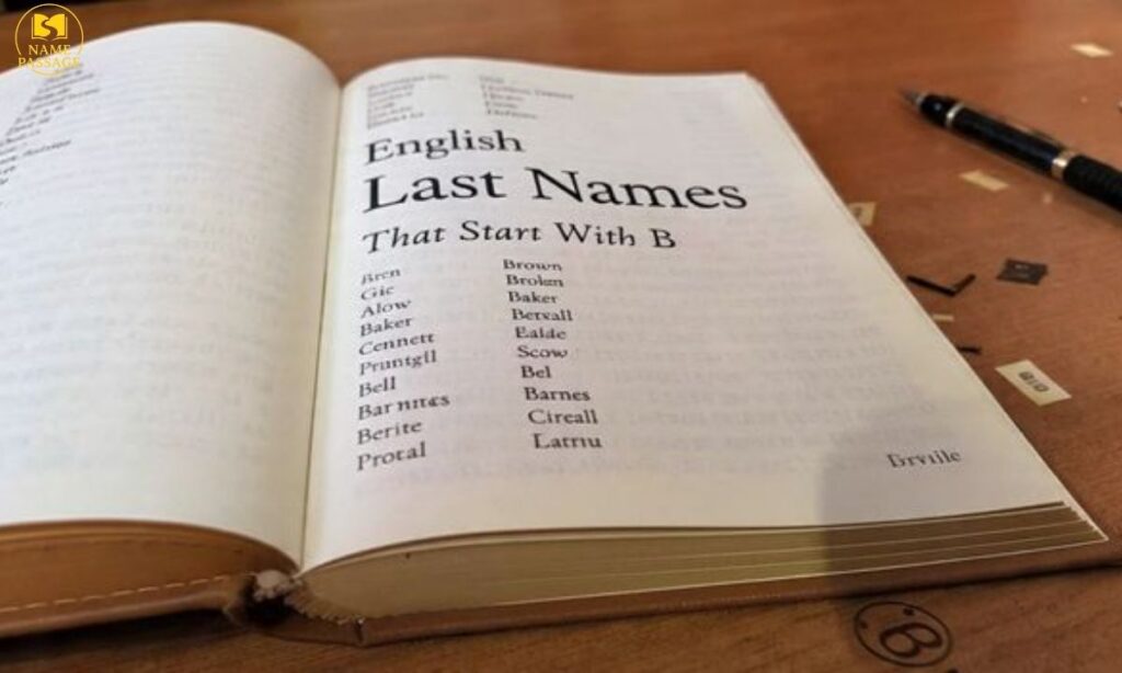 English Last Names That Start With B