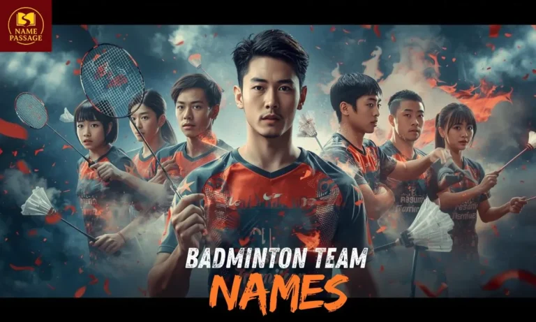 Badminton Team Names