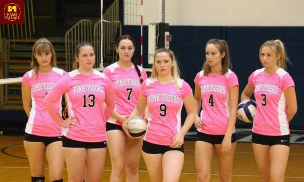Volleyball Team Names for the Color Pink
